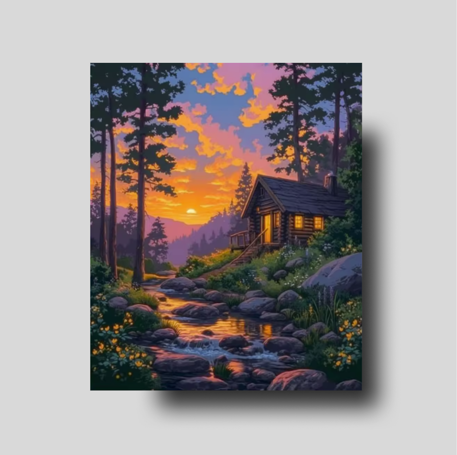 Sunset on the Forest