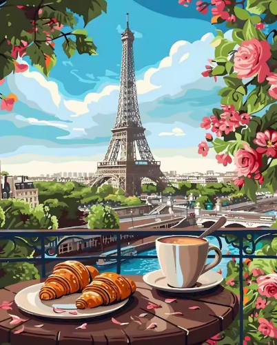 A breakfast in Paris