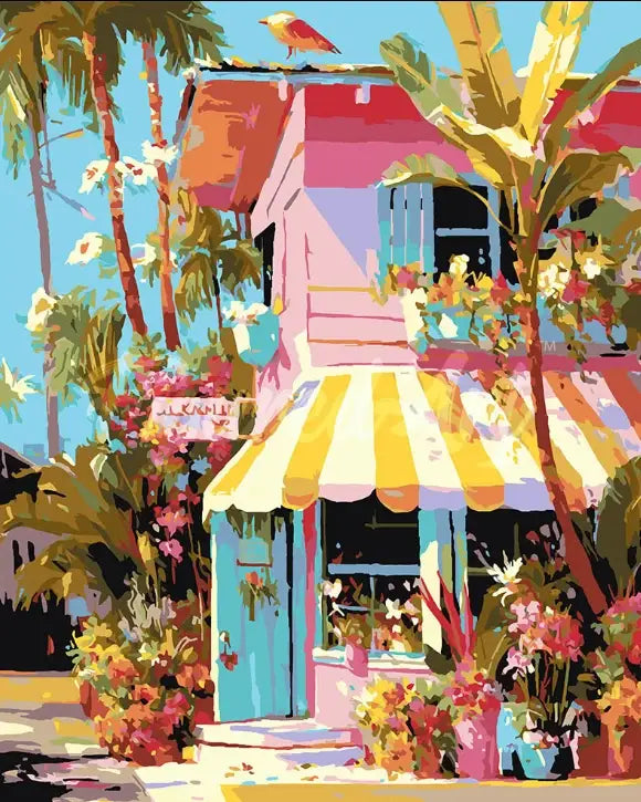 Cozy Cottage Garden Paint By Numbers Kit