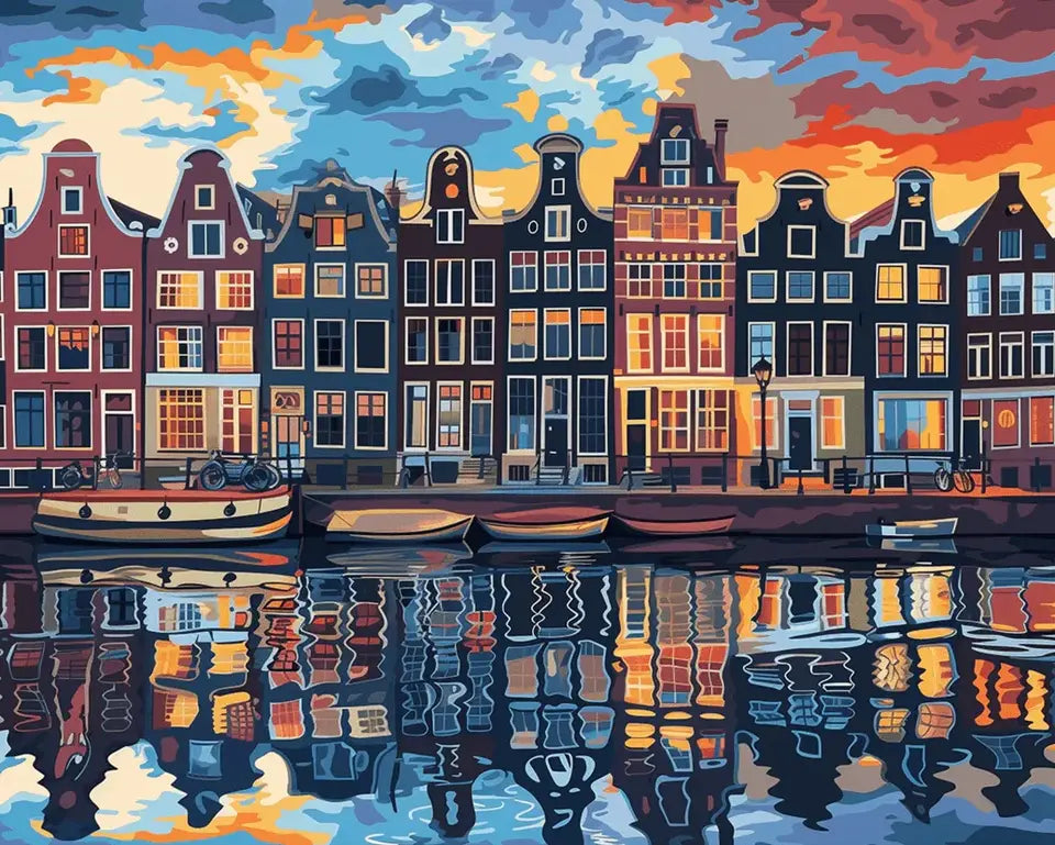 Flower Shop Paint By Numbers Kit