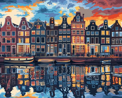 Flower Shop Paint By Numbers Kit